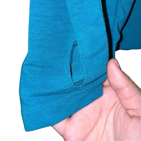 PARADOX Merino Blend Blue DriRelease Fresh Guard 1/4 Zip Shirt Base Layer Size M - Picture 5 of 11